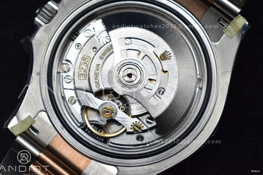 Black Edition Best Plated On Steel Clean Dial Rose 904L 1:1 126621 Bracelet SS Gold VR3235 Yacht-Master 0423